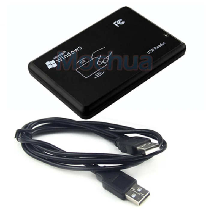 Считыватель 125 кГц RFID EM4100/ EM4200 USB разъем с 2 картами em4100 драйвер не требуется|reader