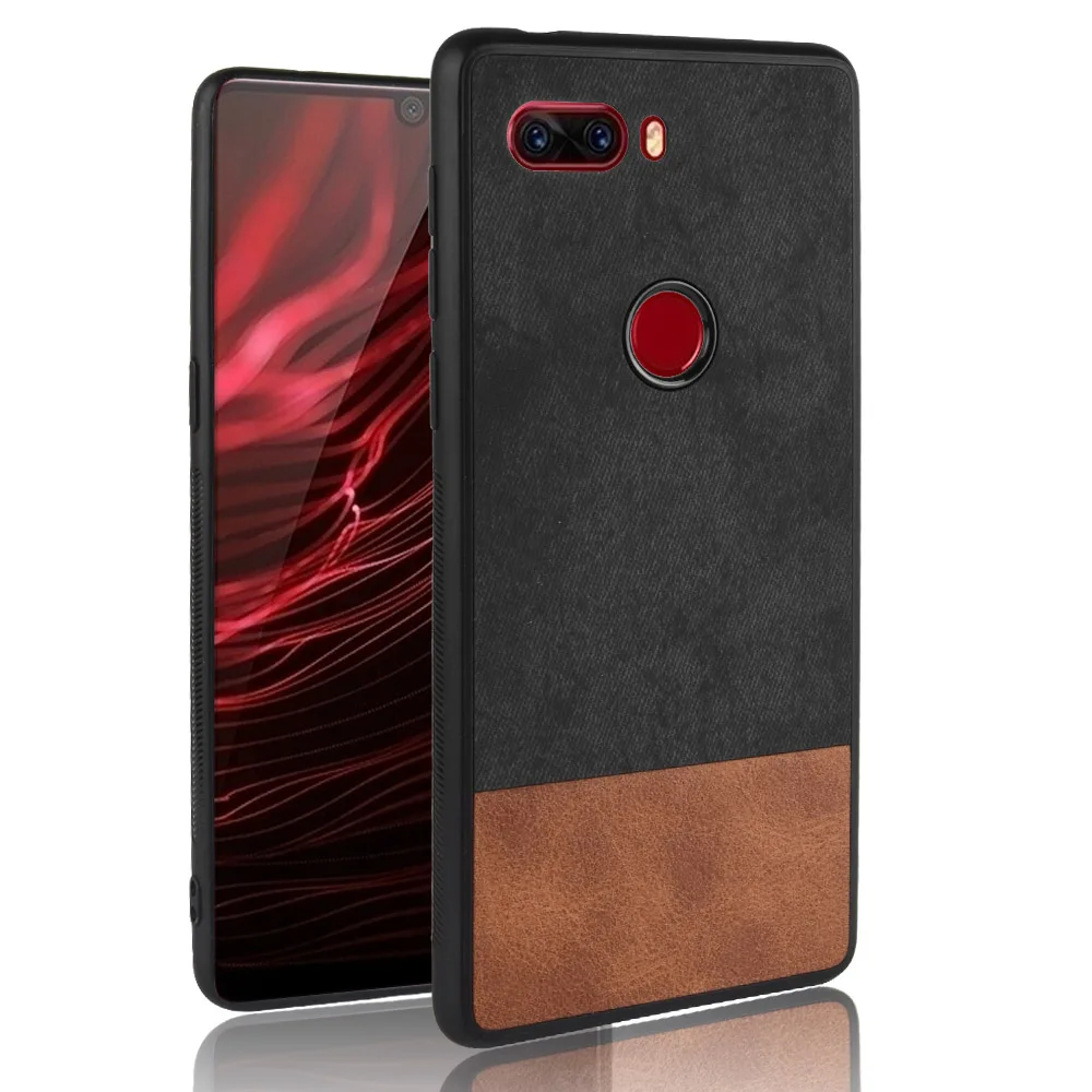 Чехол для ZTE Nubia Z18 роскошный двухцветный чехол из искусственной кожи телефона