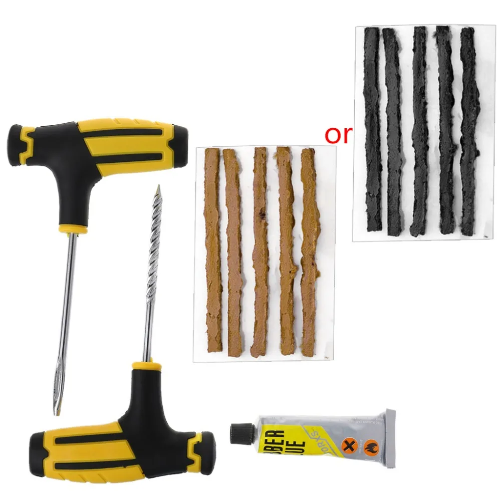 8 шт./компл. комплект для ремонта бескамерных шин автомобиля мотоцикла