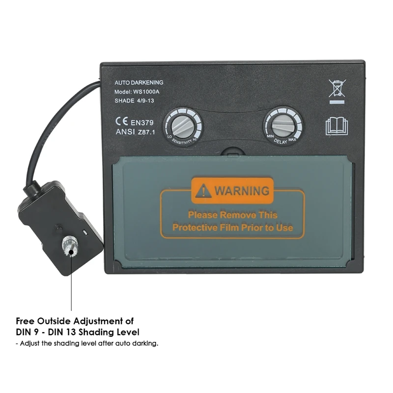 2018 Pro Солнечная Сварочная маска Авто-затемнение сварочный шлем шаблон Квадратный
