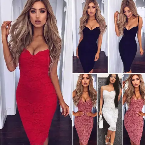 Женское летнее платье повседневное Бандажное облегающее вечернее для