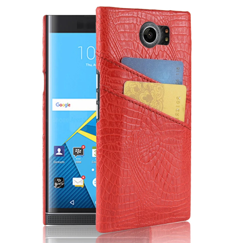 Роскошный чехол для Blackberry Priv из искусственной кожи с узором крокодиловая кожа