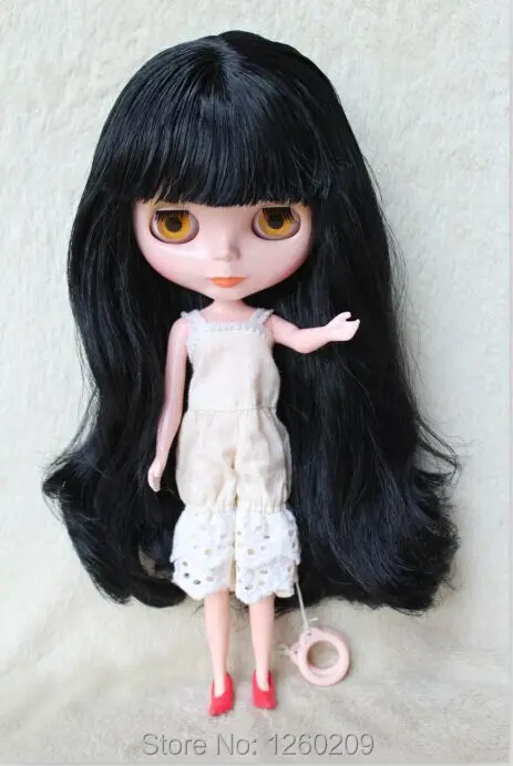 Кукла Blyth без одежды Обнаженная кукла с черными волосами (приблизительно BJD)
