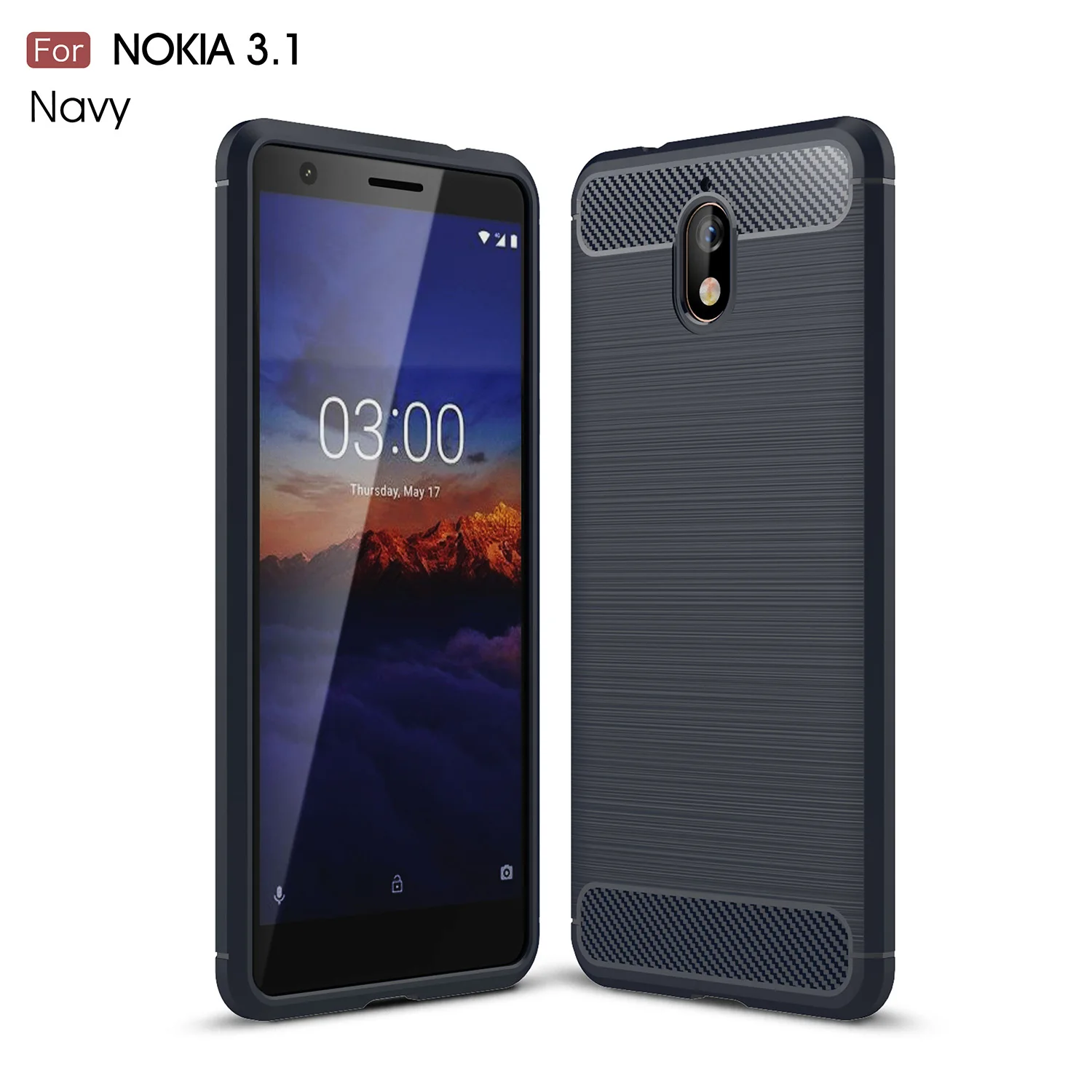 Чехол для Nokia Lumia 4,2 6,2 3,2 2,2 6,1 5,1 2,1 3,1 7,1 1, 5, 6, 7, 8, X 71X5X6X7 Plus противоударный углеродного волокна TPU чехол для телефона чехол