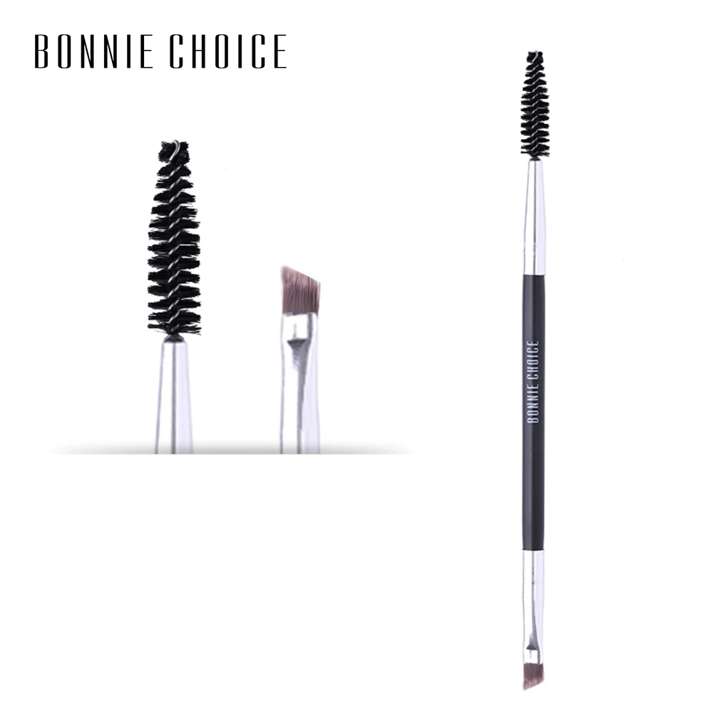 Пудра для бровей BONNIE CHOICE 3 цвета натуральная водостойкая Палитра кисть