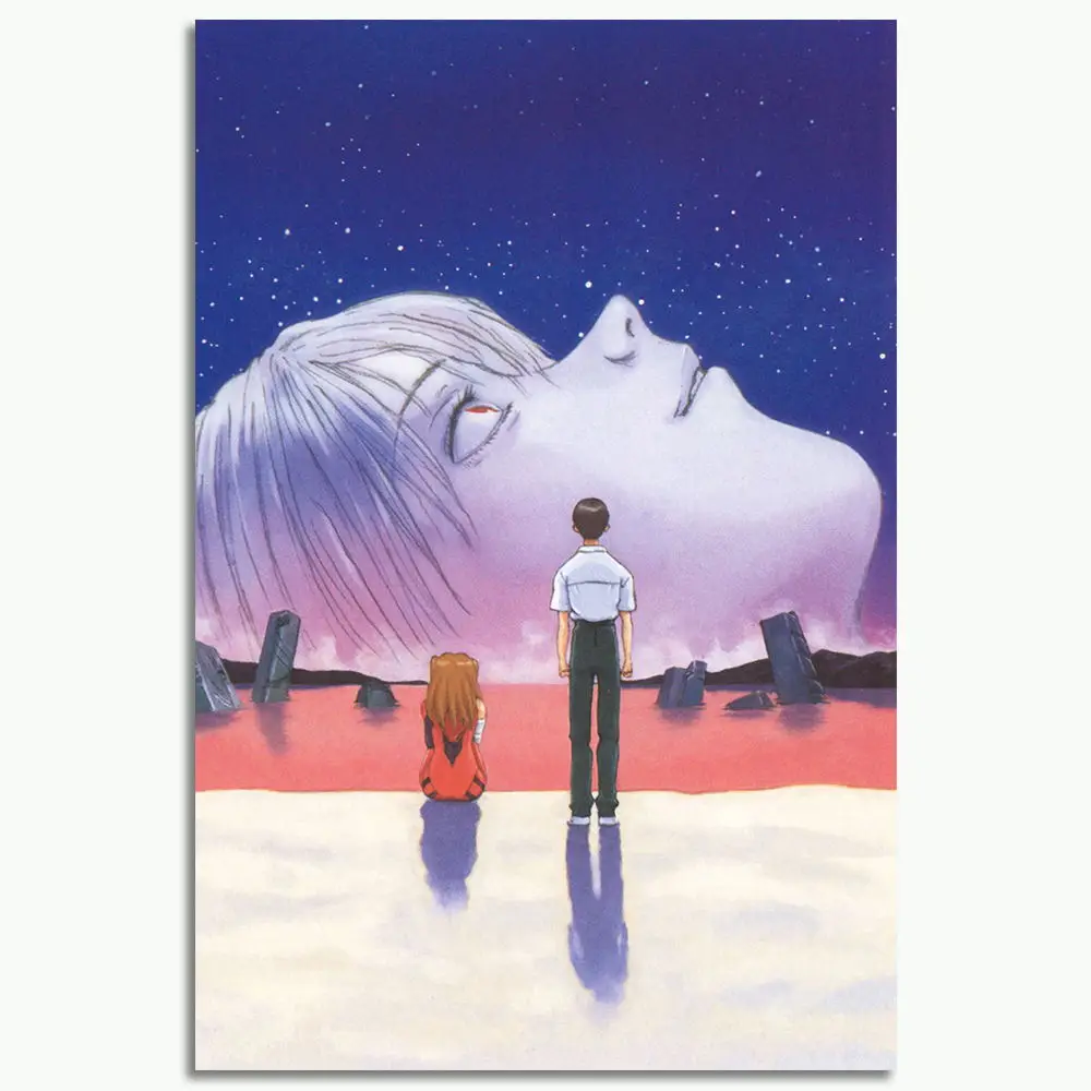 Неоновый Genesis Evangelion конец Аниме Евангелион плакат искусство шелковая ткань плакат печать 12x18 20x30 дюймов стены Искусство Картина декор - Цвет: SK025