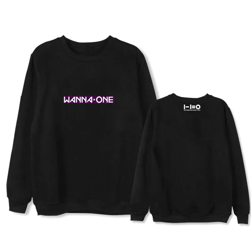 WANNA ONE та же одежда вокруг альбом для мужчин и женщин с длинными рукавами