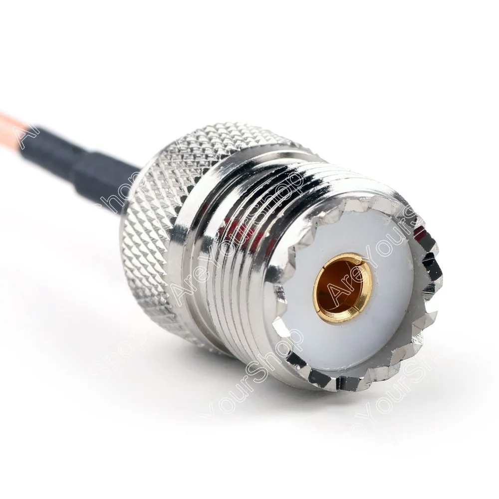Areyourshop Распродажа 15 см RG316 кабель SMA штекер для SO239 UHF Женский Джек прямой косичка 6in
