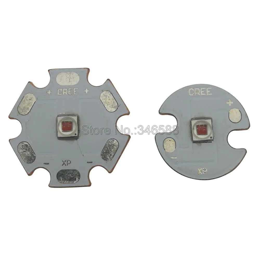 5x Cree 3W XPE2 XP E2 красный цвет 620 630 нм высокомощный светодиодный эмиттер диод на 8 мм/10