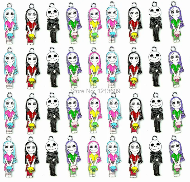 50 шт. смешанных кошмаров перед рождеством подвески ювелирные изделия сделай сам