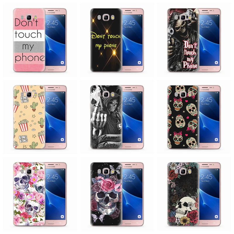 Для Funda Samsung Galaxy J7 2016 чехол J710 J710F Чехлы мягкий TPU силиконовый дизайн специальная