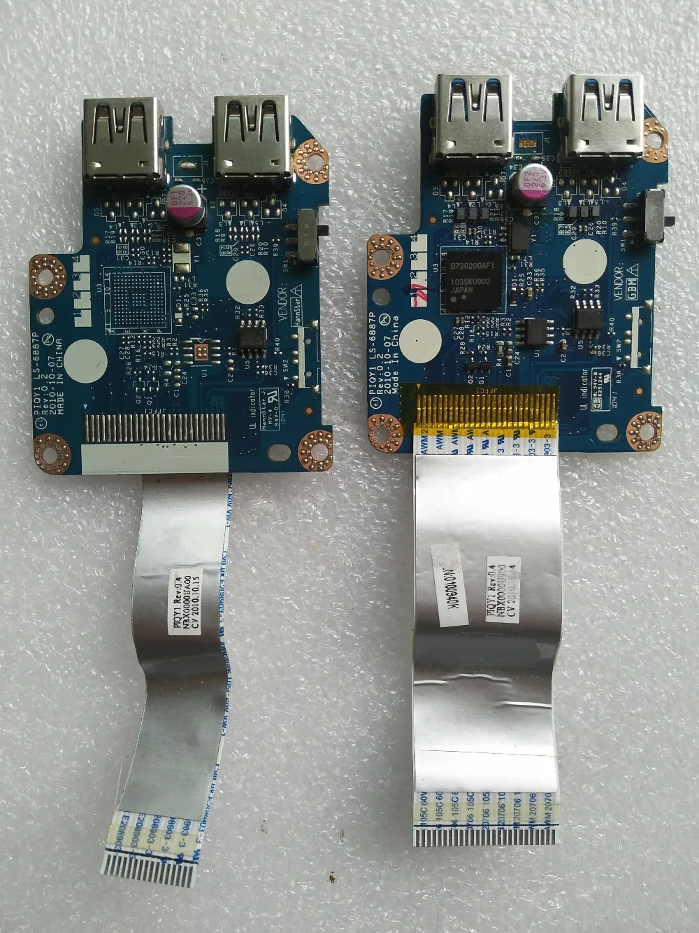

Original For Lenovoy Y570 USB Ports Audio Board LS-6887P