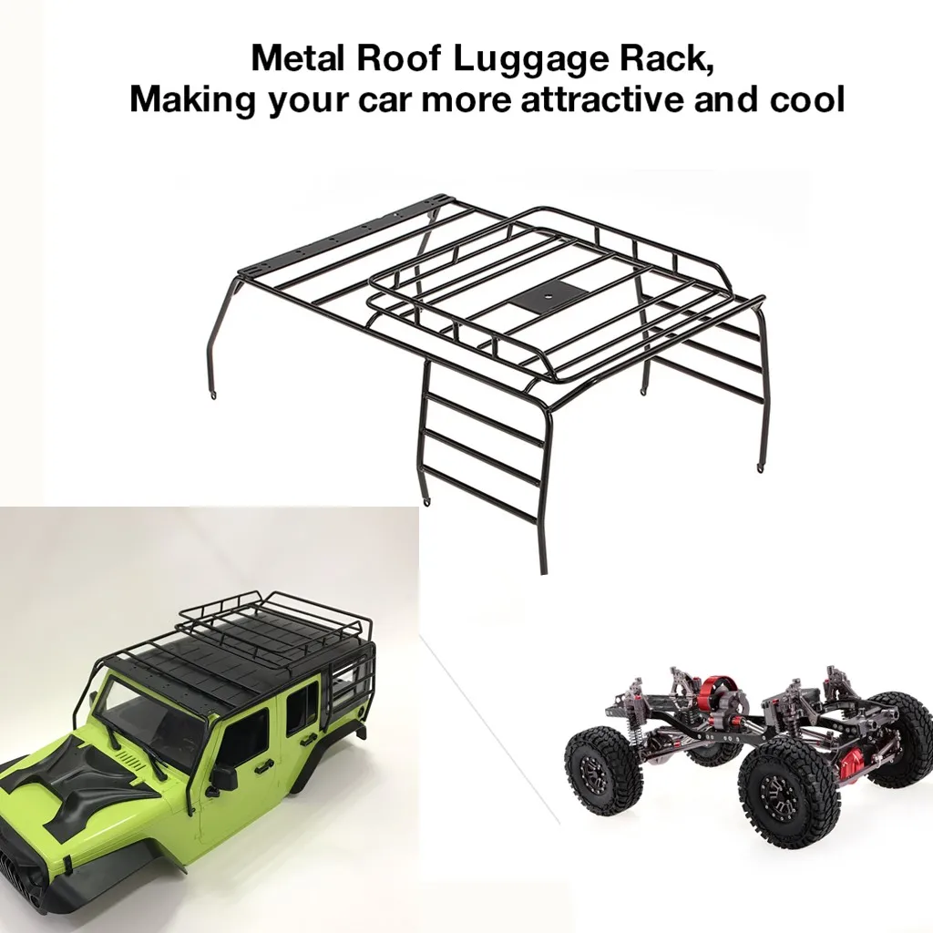 Металлическая стойка для багажа на крышу 1/10 RC автомобиля осевой SCX10 грузовик рок