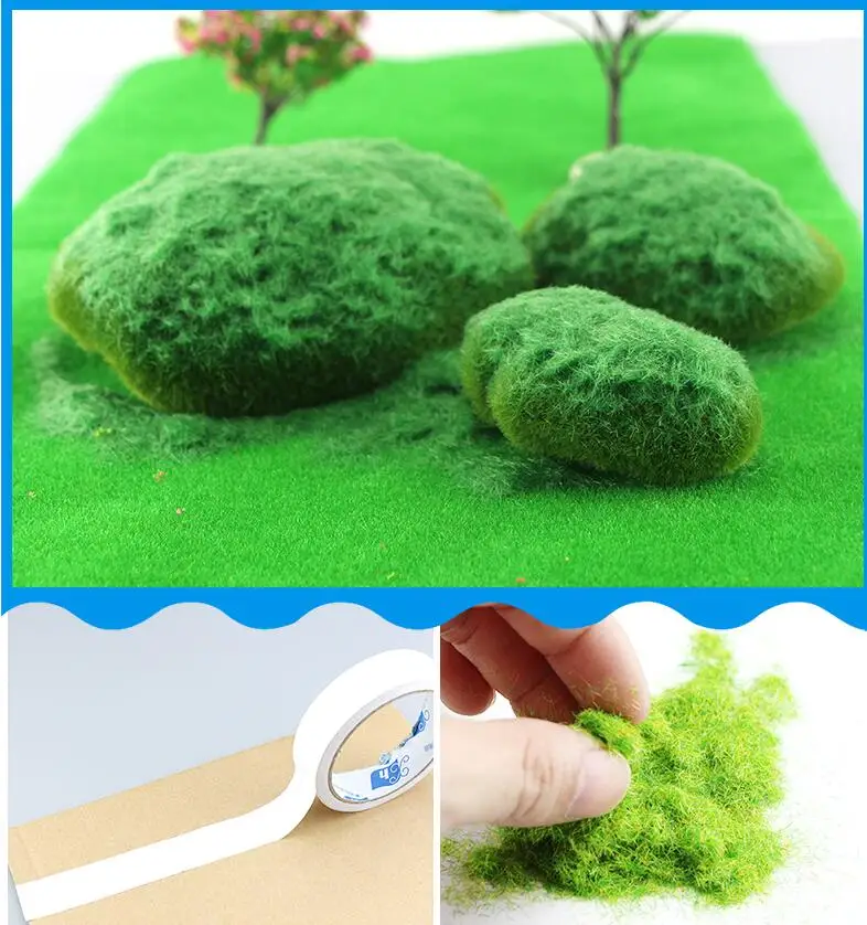 

architecture HO N OO Z scale train materials Mixed six colors 120G Grass Powder for sale