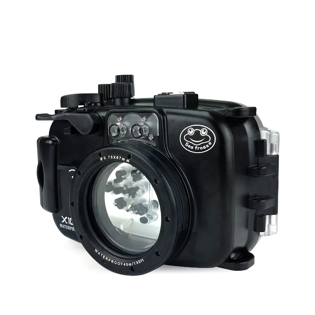 Корпус Подводной Камеры Seafrogs 40 м/130 футов для камеры Fujifilm X100F + MEIKON 67 мм объектив