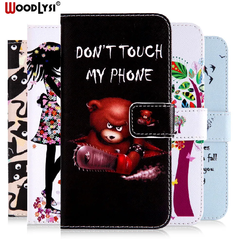 Woodlysi флип чехол кожаный бумажник для Samsung Galaxy S9 Чехол мультфильм Card Case плюс|leather