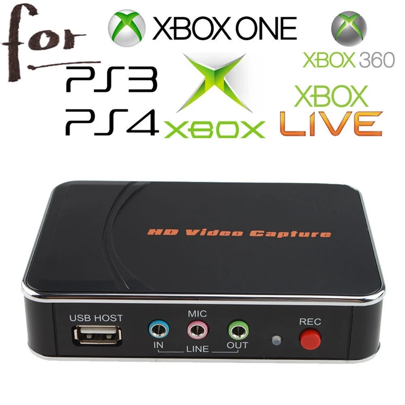 Оригинальная игровая коробка для видеозахвата Ezcap 280 HDMI YPbPr рекордер для Xbox PS3 PS4 ТВ Видео камера медицинские Эндоскопы видеозапись