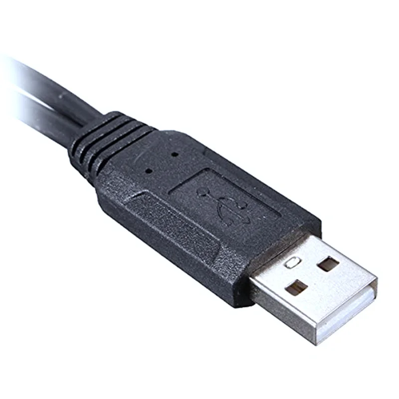 Лидер продаж универсальный Разветвитель USB 2 0 штырь-двойной гнездо порта кабель