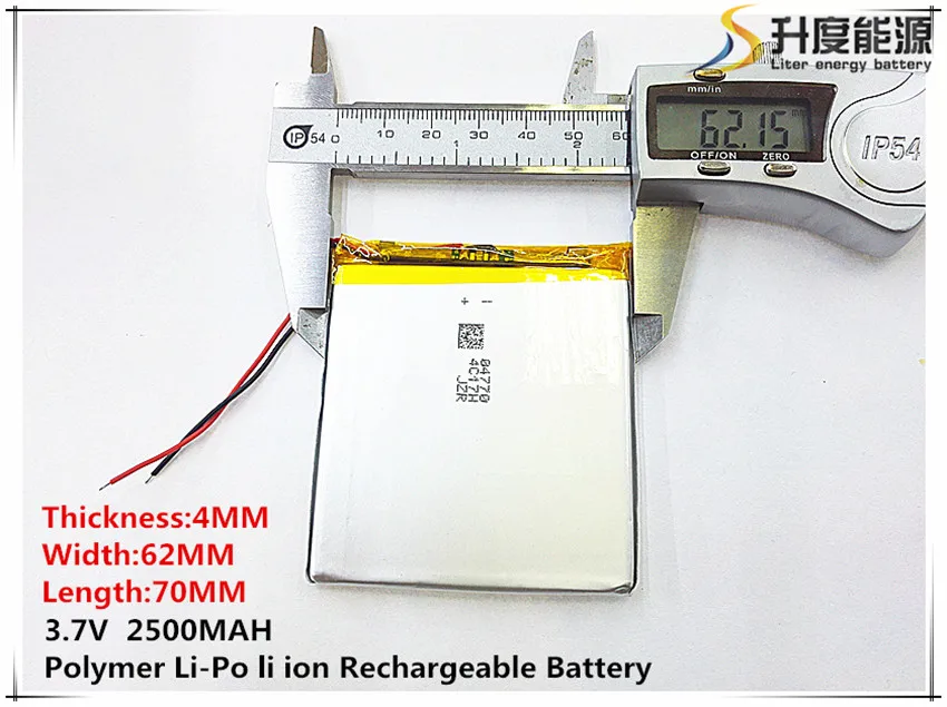 

5pcs [SD] 3.7V,2500mAH,[406270] Polymer lithium ion / Li-ion battery for TOY,POWER BANK,GPS,mp3,mp4,cell phone,speaker