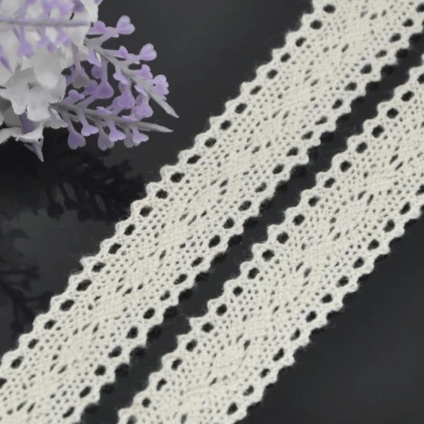 5 ярдов/партия кружевная лента из хлопка | Дом и сад