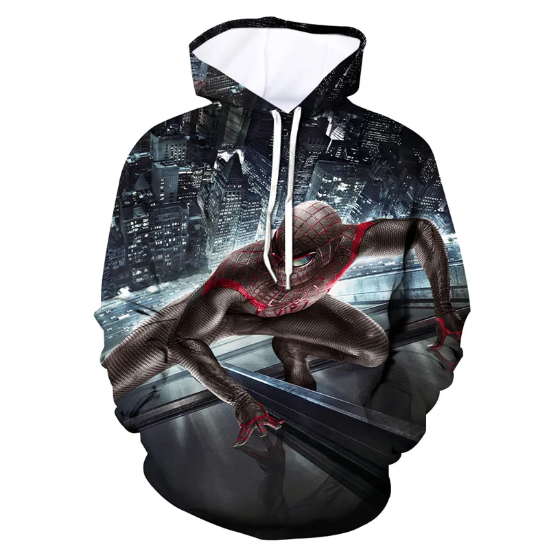 Fashion men Hoodies Sweatshirt Men 3d Printing Spider-Man Far From Home Harajuku Streetwear Hoodie Cosplay | Мужская одежда