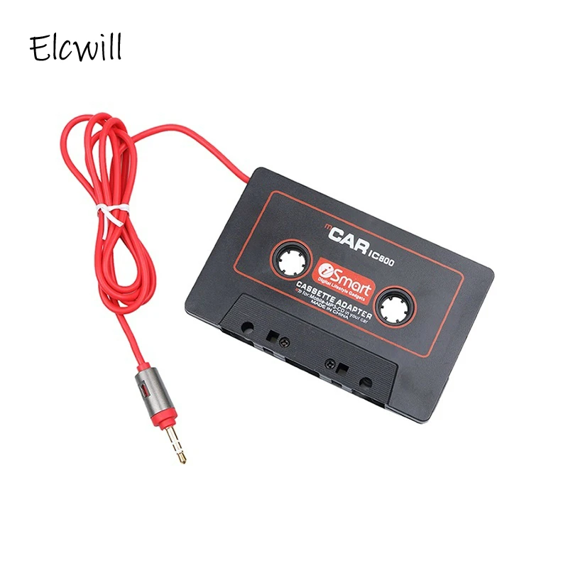 

Hot Aux Adapter Car Tape Audio Cassette Mp3 Music Player Converter Adapter 3.5mm Jack Plug for IPod IPhone MP3 CD Player