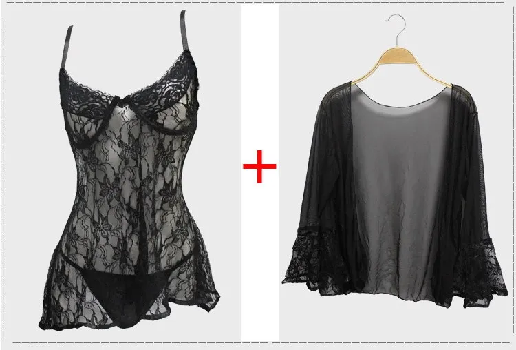 Hot sale Sexy lingerie lace temptation women set hot backless dress sexy costumes transparent underwear Q28 | Тематическая одежда