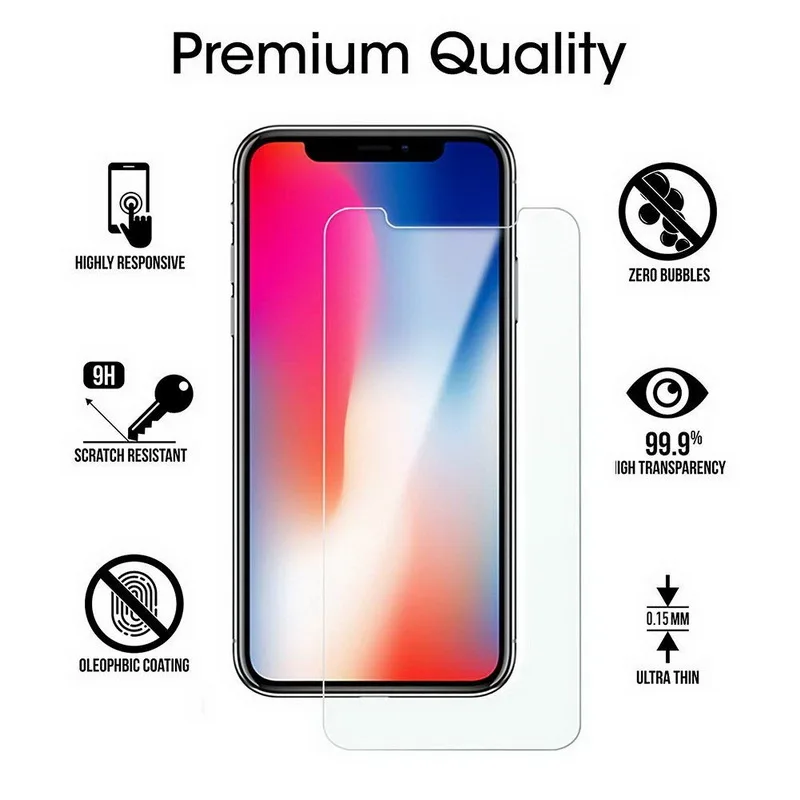 Закаленное стекло для iphone x xs max xr 10 протектор экрана на apple 6 7 8 plus 4 5 Защитная