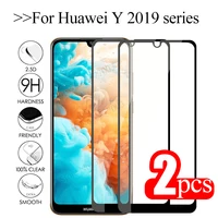 Закаленное стекло для huawei y6 pro 2019, y9 prime, y7, y5 2019, y6, 7, 9, 2 шт./лот