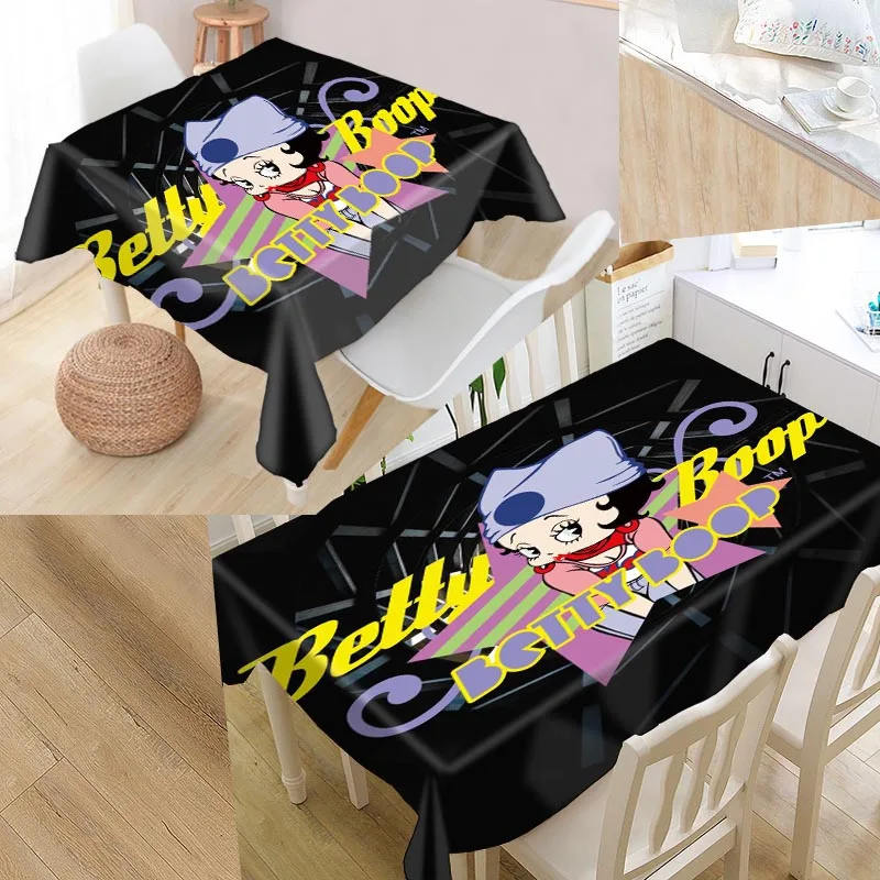 tablecloth8 Шунцянь пользовательские betty boop скатерть квадратная/Прямоугольная Скатерть для свадьбы скатерти покрытие ТВ чайная скатерть - Цвет: tablecloth8