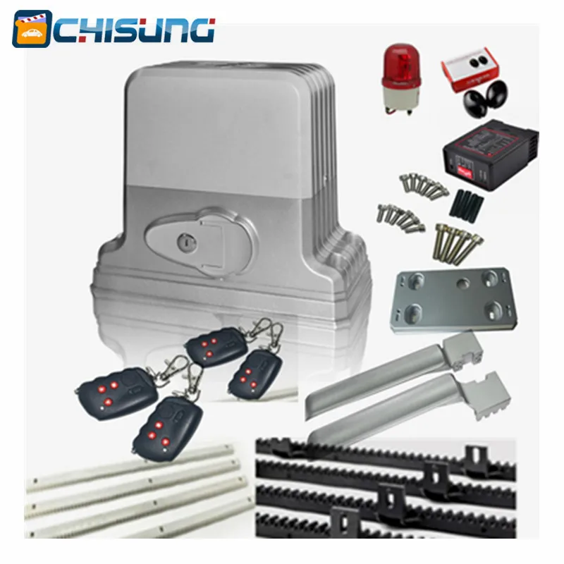 Сверхмощный Автоматический раздвижной мотор для ворот 1800 кг с инфракрасным