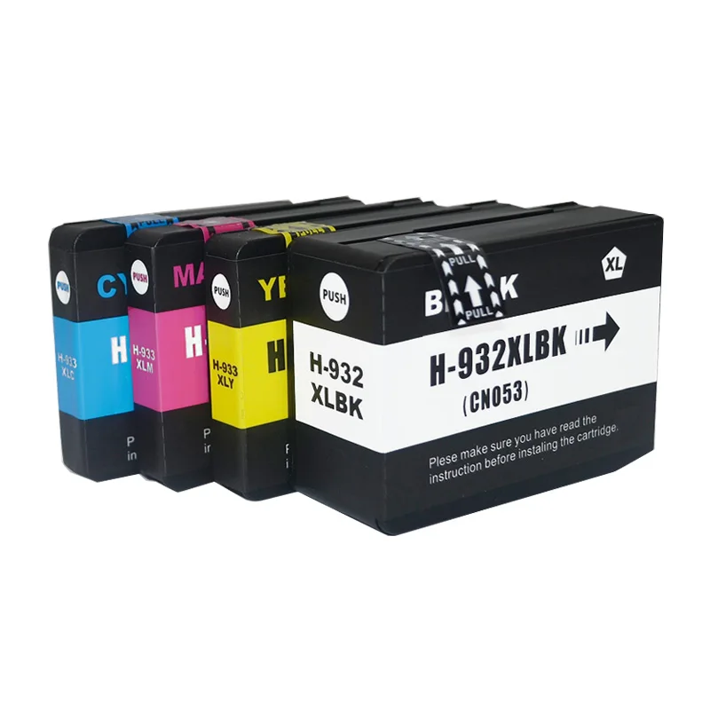 8 шт XiongCai совместимые чернильные картриджи для HP 932 933 Officejet Pro 6100 6600 6700 7110 7610 7612
