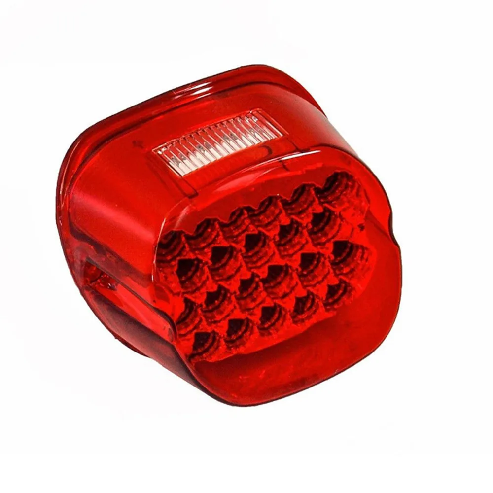 Задний фонарь для мотоцикла с красным кристаллом светодиодный задний Harley Davidsion