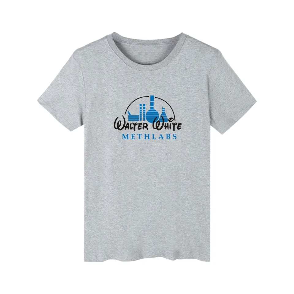 Новинка белая футболка во все тяжкие хлопковые женские футболки xxxl и с коротким