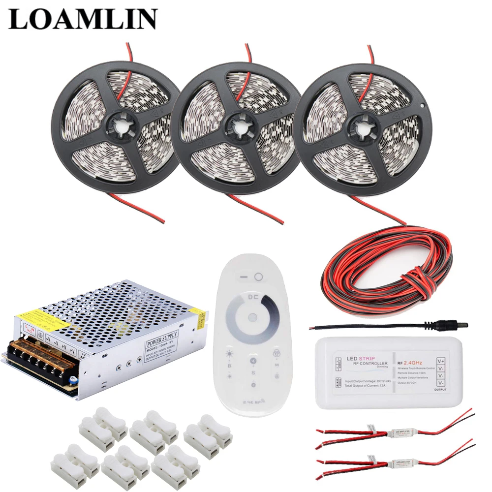 Светодиодная лента 5050SMD белый/теплый белый/синий/красный водонепроницаемый
