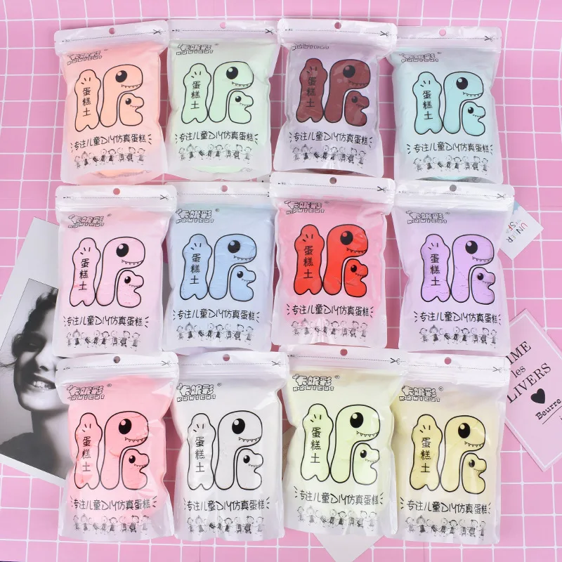 2019 бумажная глина достаточно большого объема 100 граммов мягкая пластилин для