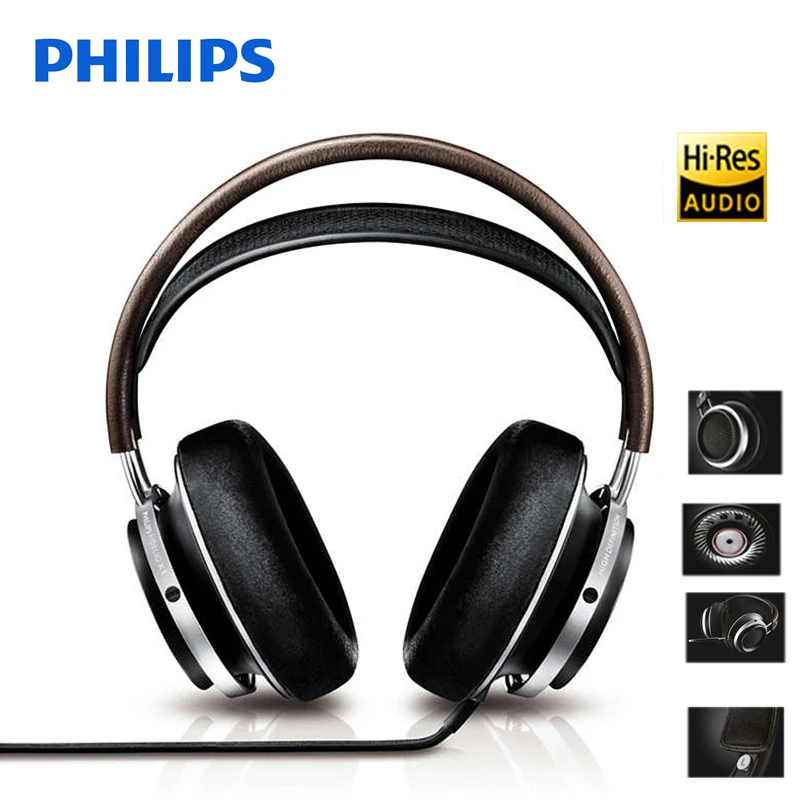 Профессиональные наушники Philips X1s с проводным управлением Hi Fi для игр музыкальная