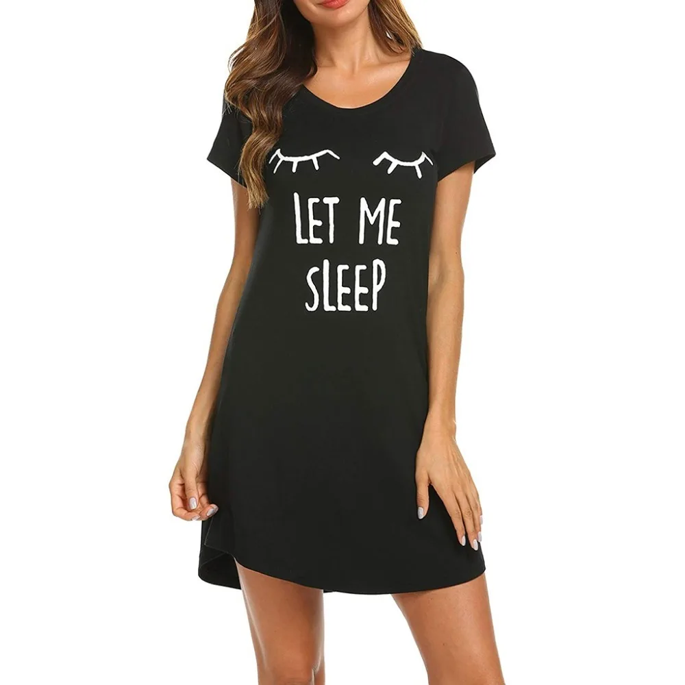 

MIARHB Summer Mini Sexy Dress on for Women Cratoon Print Dress Stylish Short Sleeve Beach Straight Robe Outdoor Woman's Dresses