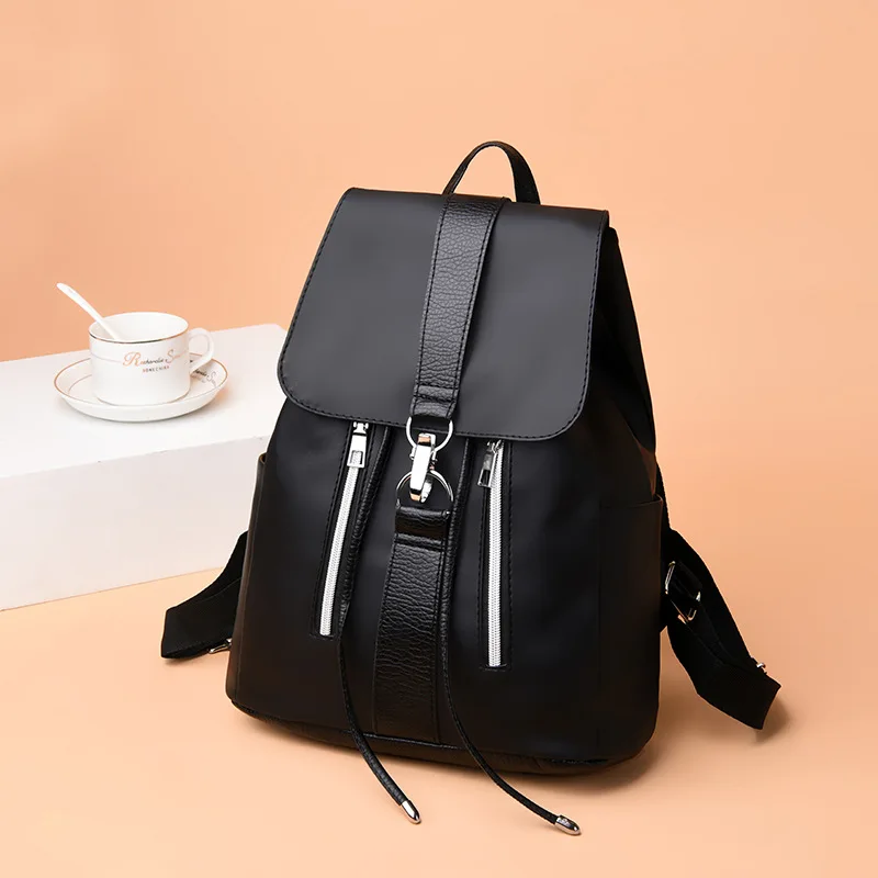 Рюкзак школьный женский из ткани Оксфорд стильный удобный водонепроницаемый