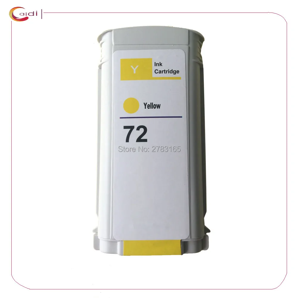 

Yellow Compatible ink cartridge for HP72 hp 72 for HP Designjet T610 T1120 T1200/ps T1300 T2300 printher ink cartridge