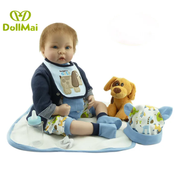 Reborn baby dolls 22 дюйма 55 см реалистичные куклы новорожденных детей мальчиков