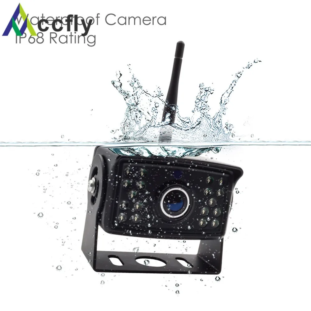 ACCFLY Wireless Monitor Kit reverse rear view parking Security Camera system HD Backup with 7 lcd Color | Автомобили и мотоциклы