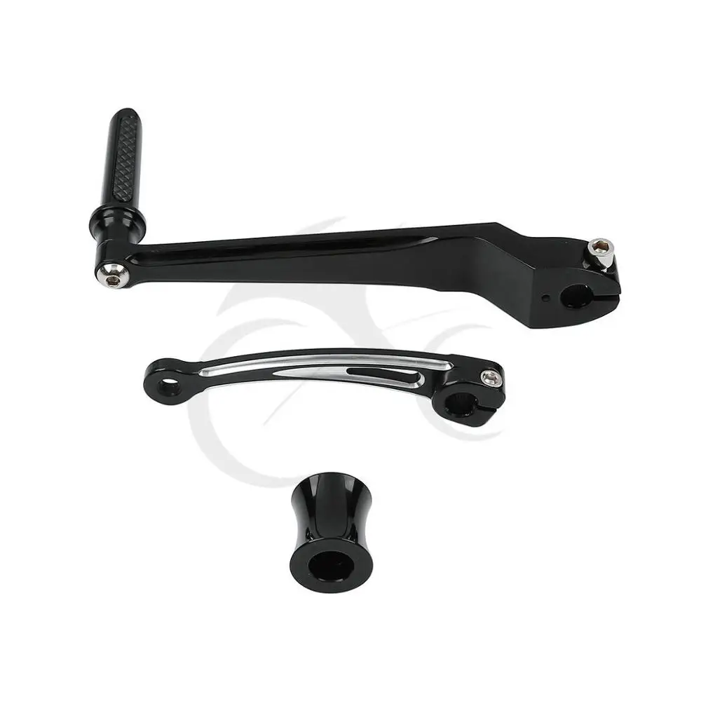 Алюминиевый ЧПУ рычаг переключения передач черного цвета для Harley Touring Electra Glide