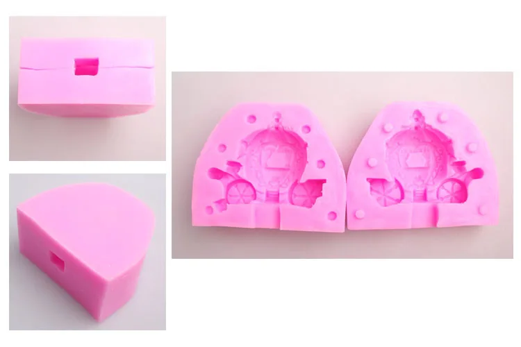 Luyou 3D карета из тыквы силиконовые формы форма для свадебного торта украшения
