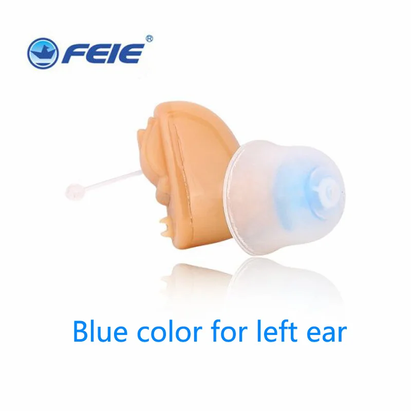 Left Ear Регулируемый тональный Цифровой Дешевый слуховой аппарат для пожилых людей s-100a невидимые слуховые аппараты для слухового пациента - Цвет: Left Ear