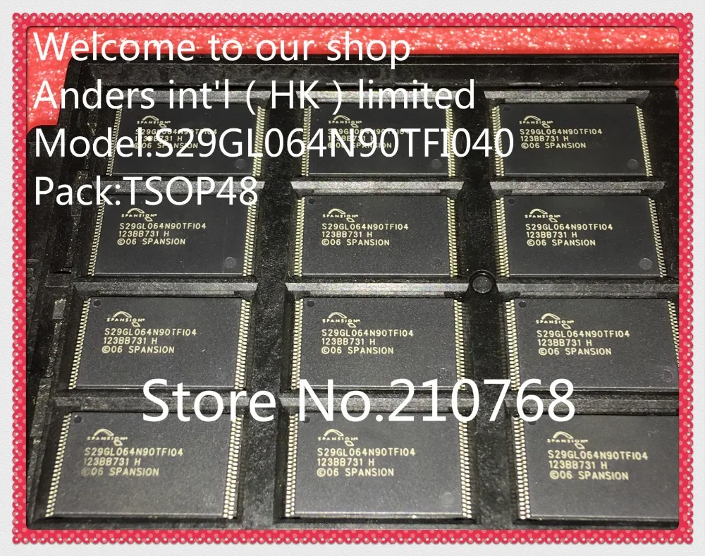 20 шт./лот S29GL064N90TFI040 S29GL064N90TF1040 S29GL064N90TF104 S29GL064N90TFI04 S29GL064 TSOP48 | Электронные компоненты