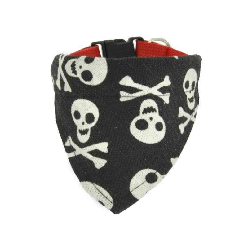 Регулируемый для собаки Кот холст хлопковая Бандана Шарф Воротник шейный платок