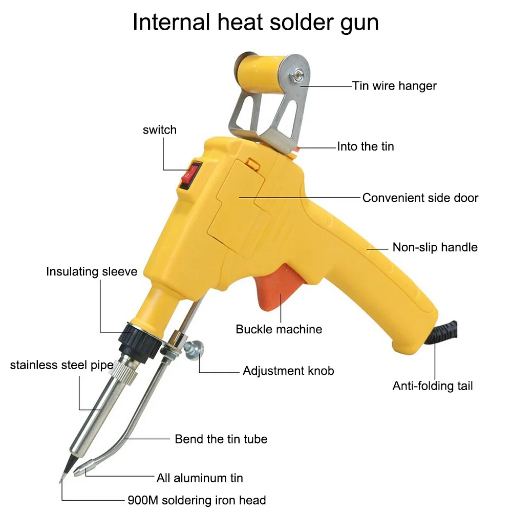 60 Вт сварочный факел внутренний нагрев паяльник автоматически отправляется