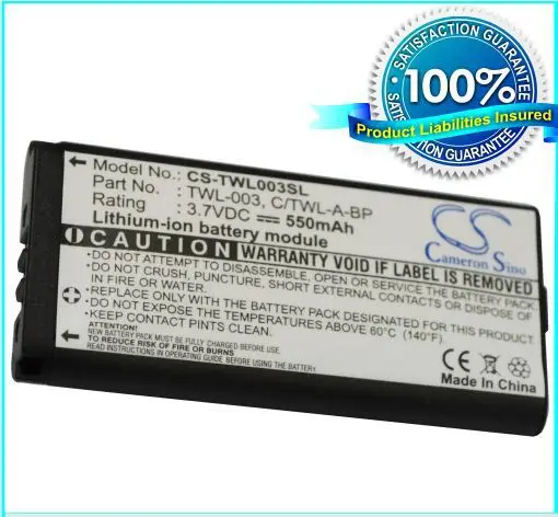 Cameron Sino оптовая продажа игровой PSP NDS аккумулятор для NINTENDO DSi NDSi NDSiL (P/N C/TWL A BP TWL 003)