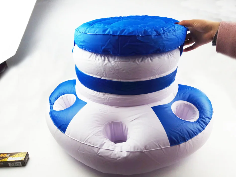 Inflatable Ice Bucket Inflatable Pool Float Pool Swimming Floating Pool Inflatable Toys Inflatable Drink Beer Holder Pool Table